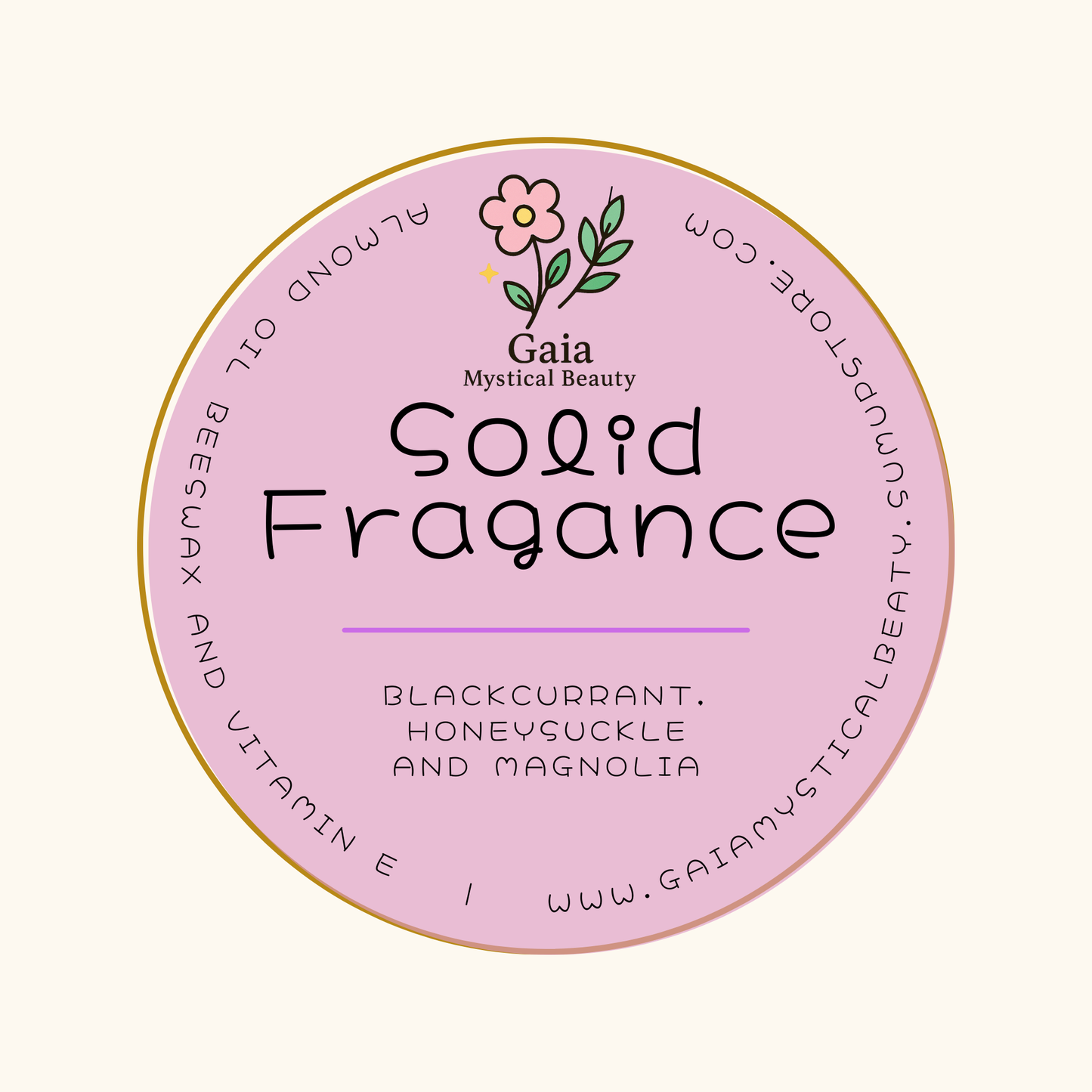 Perfume sólido de mujer