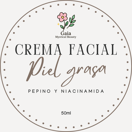 Crema facial piel grasa