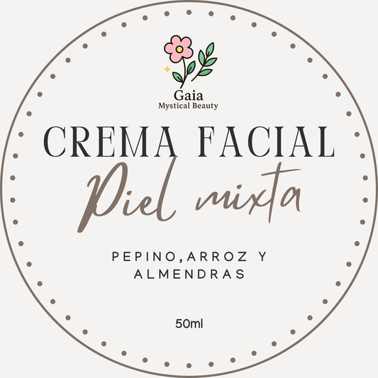 Crema facial piel mixta