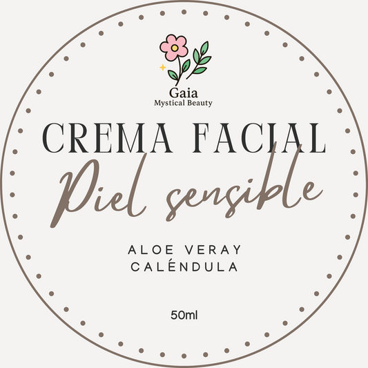 Crema facial piel sensible