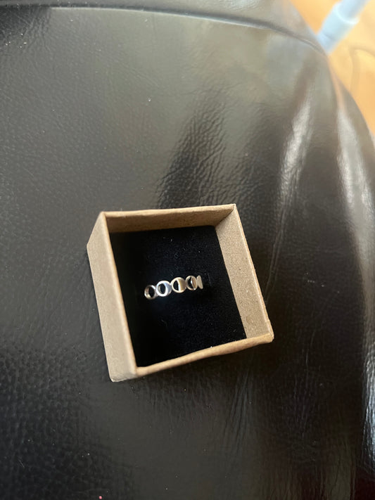 Anillo fases lunares acero