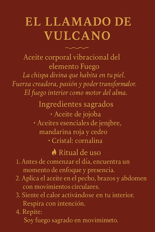 Forja de Vulcano - Aceite Portal Fuego