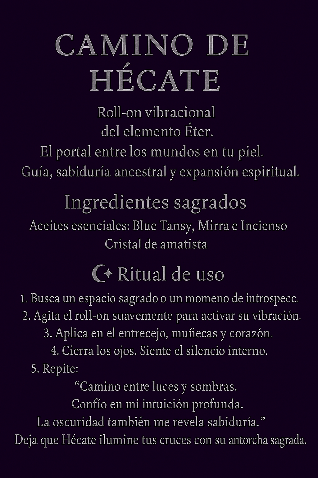 Camino de Hécate - Roll-on Portal Éter
