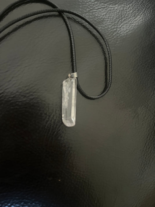 Collar Cuarzo transparente