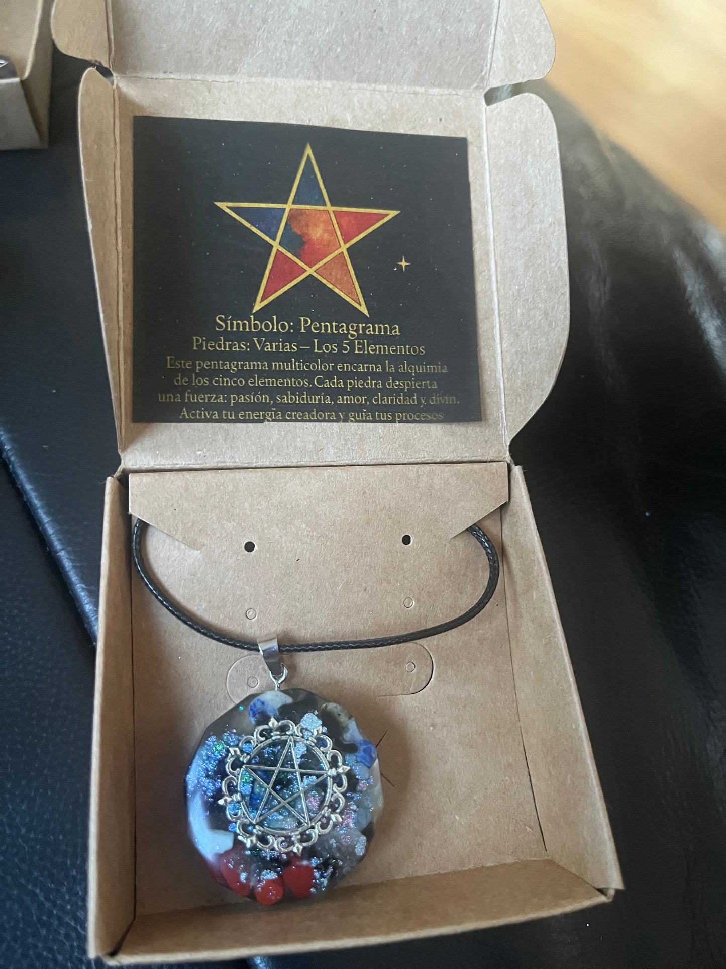 Collar Pentagrama Multimineral